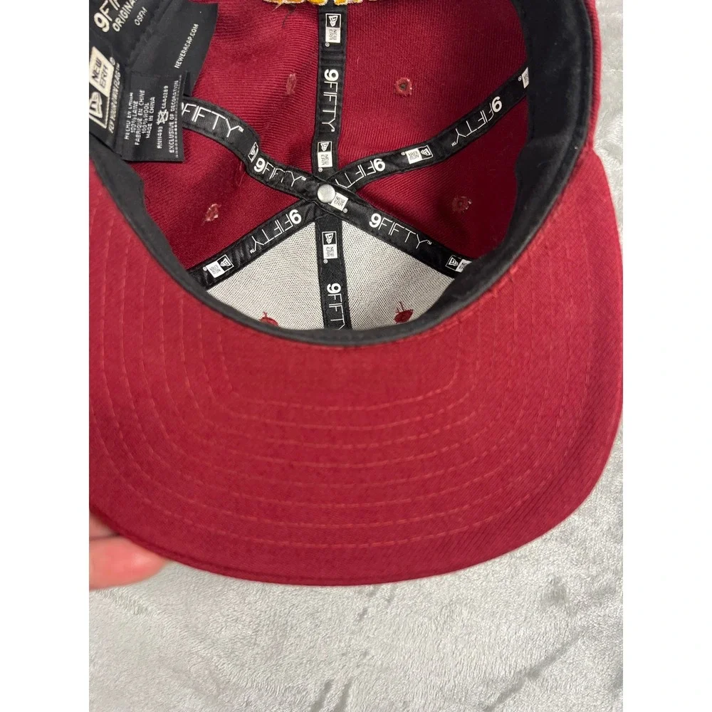 New Era‎ 9FIFTY USC Trojans Snapback Hat Cardinal Red Wool OSFM Cap
